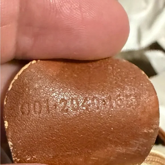 Brown Leather Drawstring Bag - Picture 12 of 13